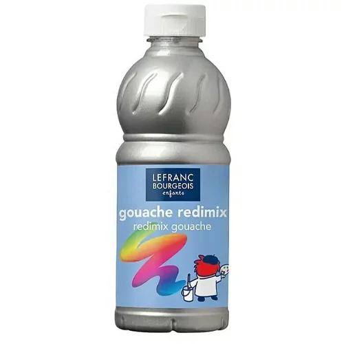  gvaš redimix (srebrne boje, 500 ml, boca)