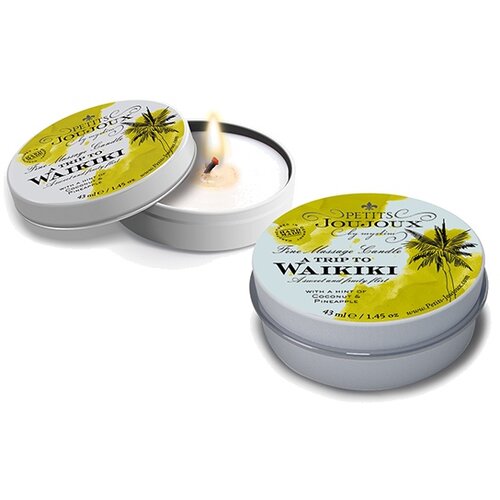 Petits JouJoux Massage Candle A trip to Waikiki Coconut &amp;amp; Pineapple 43ml Slike