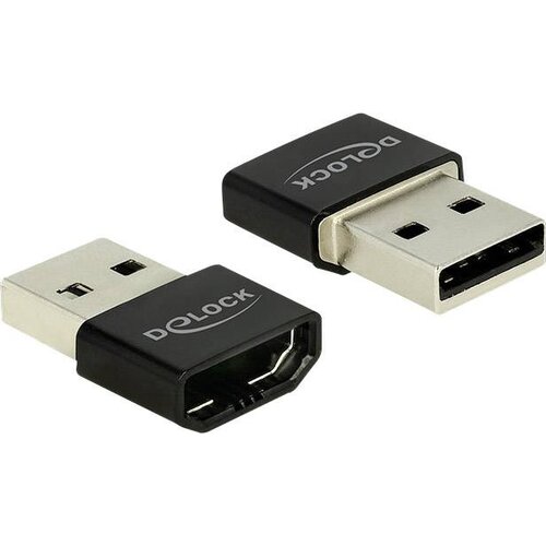 Delock Zakleni MHL adapter [HDMI vtičnica =>USB 2.0 priključek A] MHL adapter [HDMI-vtičnica => USB 2.0 vtič A], (20426483) Cene