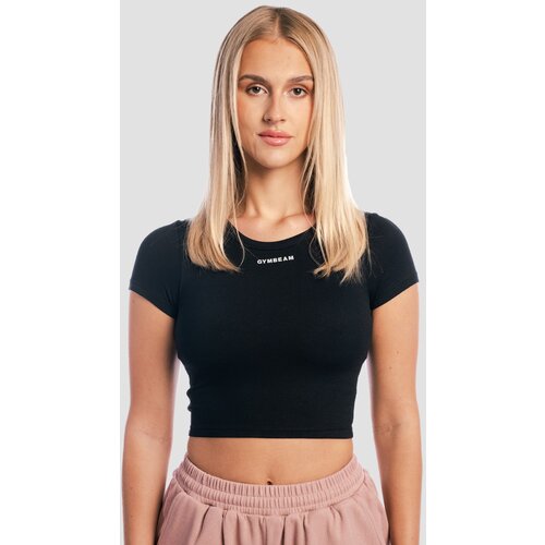 GymBeam Ženska majica Aura Cropped Black Slike