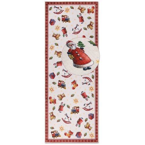 Villeroy &amp;amp; Boch Crvena staza s božićnim motivom 80x200 cm Red Christmas &amp;ndash; Slike