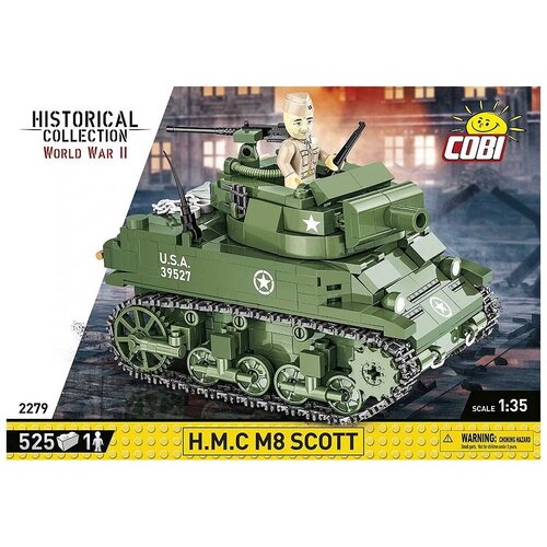 Cobi Toys COBI: tenk H.M.C M8 Scott iz II. svjetskog rata &mdash; igračka za sastavljanje (2279) Cijene