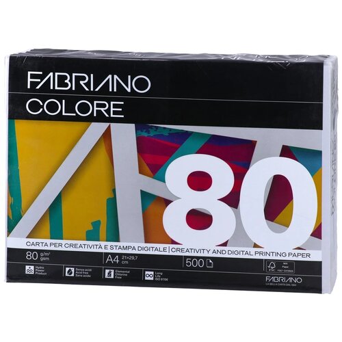 Fabriano Colore, fotokopir papir, u boji, A4, 80gr., 500 listova - odaberite boj Cene