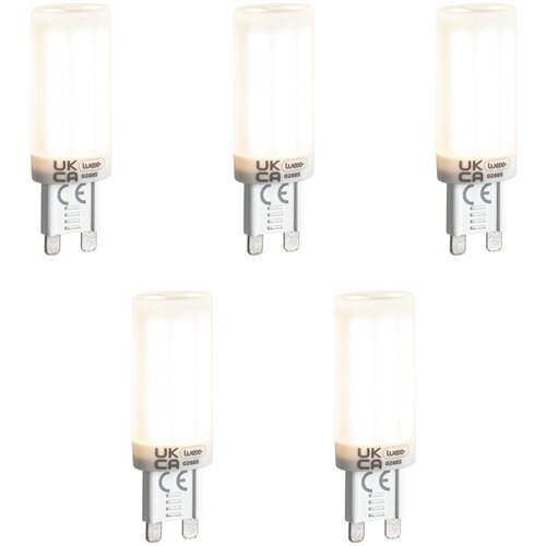 LUEDD Set van 5 G9 3-staps dimbare LED lampen opaal 4.5W 500 lm 4000K Cene