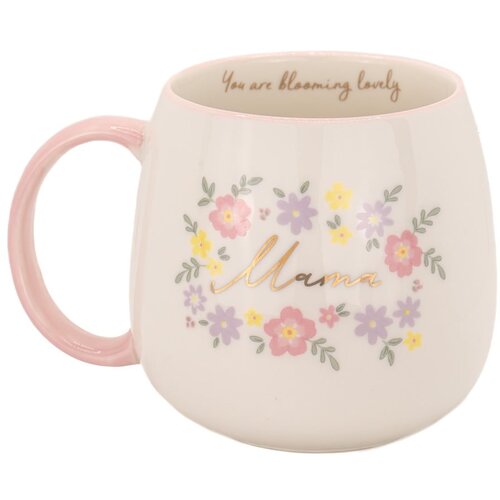 Sass & Belle Svijetlo ružičasta porculanska šalica 450 ml Mama You Are Blooming – Cijene