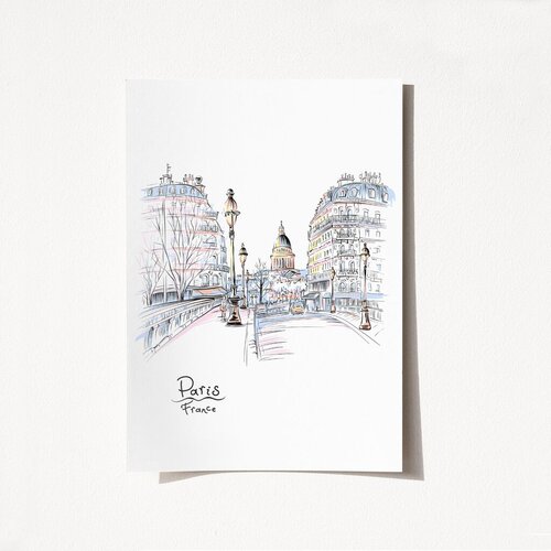 Wallity poster France Paris-2029, 42x59,4 cm Cene