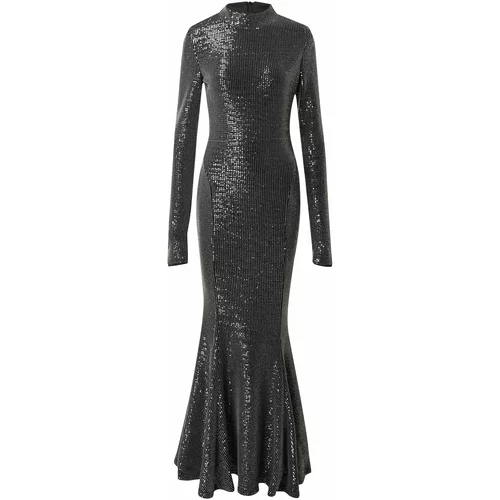 Essentiel Antwerp Večernja haljina 'EQUINA' crna / srebro