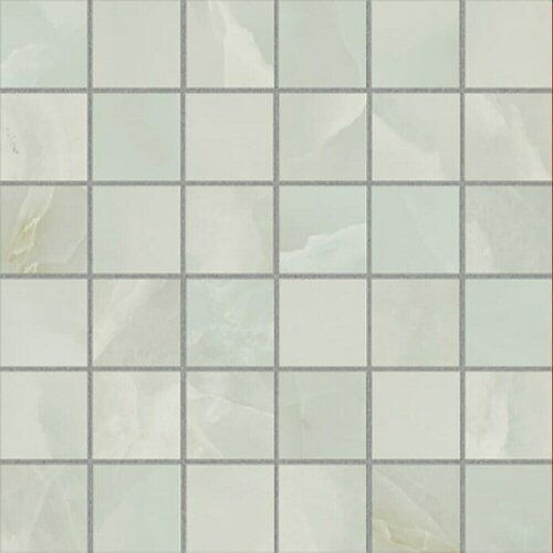 Azteca Mozaik pločica Onyx Lux Light Green (30 x 30 cm, Svijetlo zelena, Svilenkasti sjaj) Slike