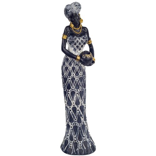 Signes Grimalt Kipci in figurice Figura Afriška Ženska Kostanjeva Cene