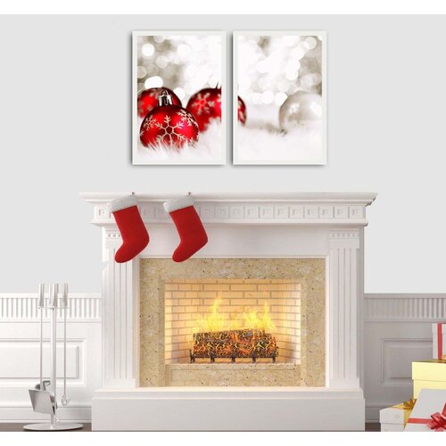 Wallity Slika u okviru MDF 2PBCTNOEL-05, 35x50 cm, 2 dijela Cijene
