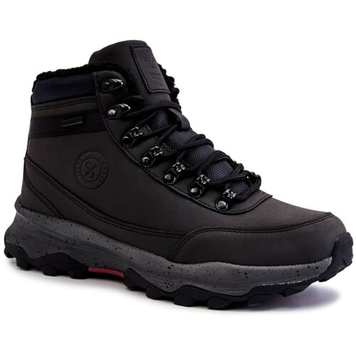 Kesi Men's Warm Trekking Shoes Cross Jeans KK1R40027C Black Cene