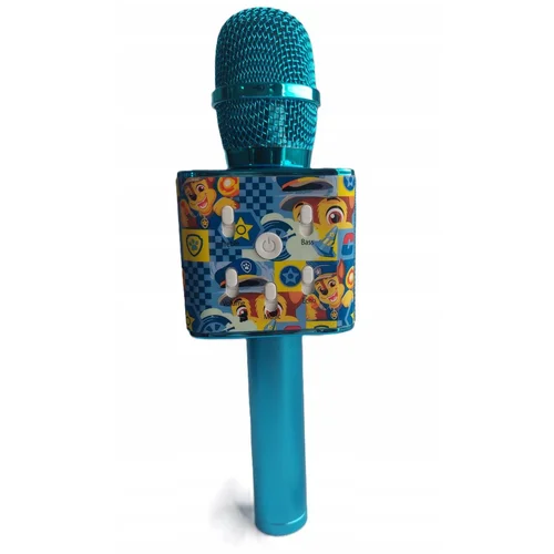 Paw Patrol mikrofon z Bluetooth zvočnikom karaoke, moder