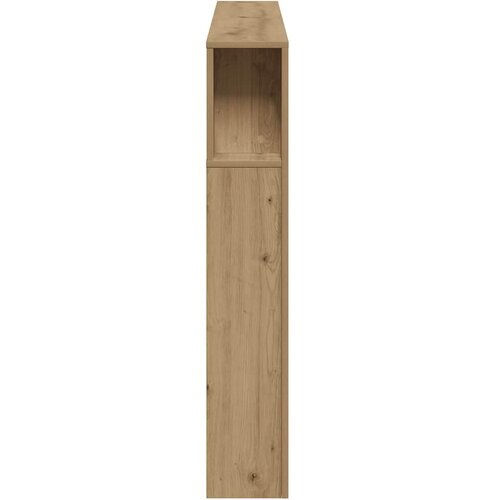  LED uzglavlje boja hrasta artisan 180x18,5x103,5 cm drveni Slike