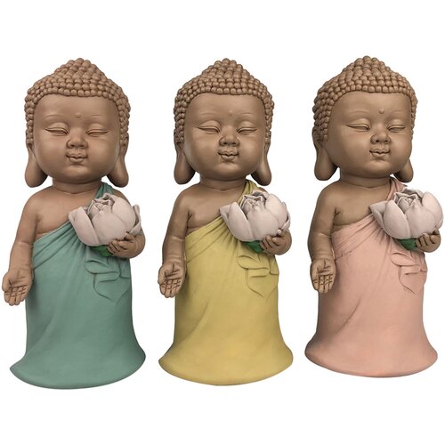 Signes Grimalt Kipci in figurice Linda Buddha Set 3 Enote Večbarvna Slike