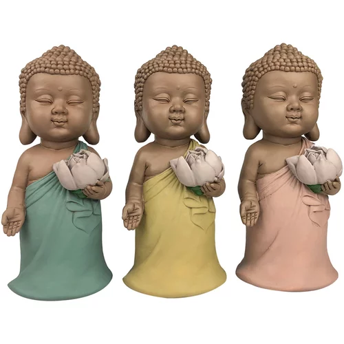 Signes Grimalt Kipci in figurice Linda Buddha Set 3 Enote Večbarvna