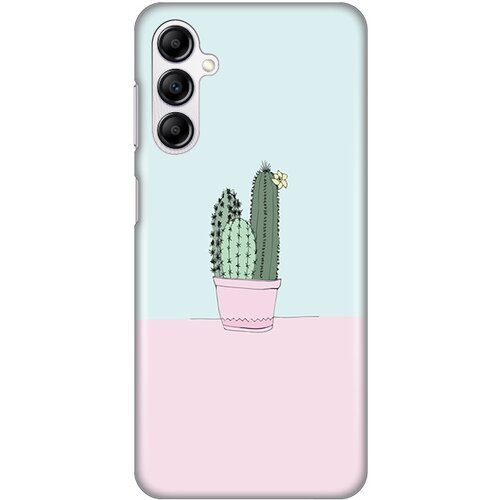 silikonska maska za Samsung A146B Galaxy A14 4/5G Cactus Print roze Slike