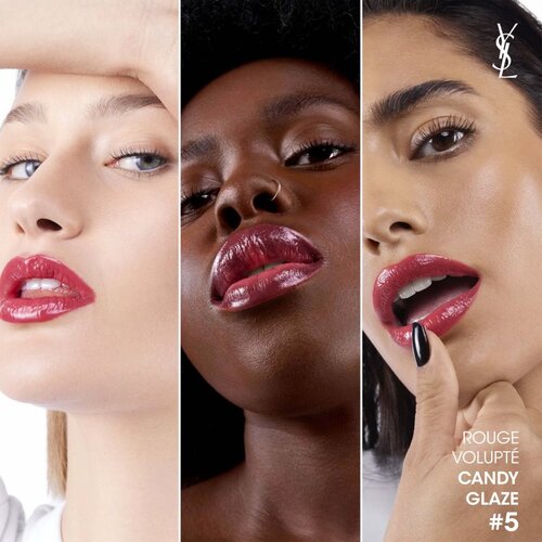 Yves Saint Laurent Rouge Volupt&amp;eacute; Candy Glaze balzam za usne 5 Pink Satisfaction Slike