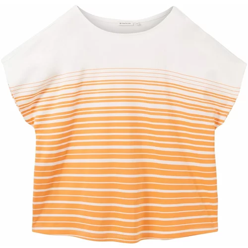 Tom Tailor Women + Majica oranžna / bela