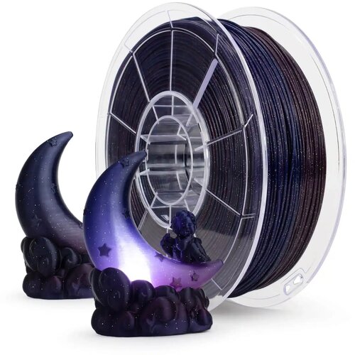  ZIRO Fast Gradient Twinkling Translucent PLA filament 1.75 mm &amp;ndash; Starry Sky Slike