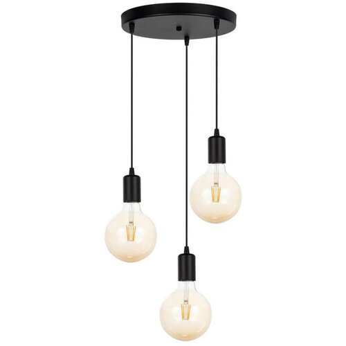  Luster na sajli MIROS 3xE27/60W/230V okrugli crni Cene