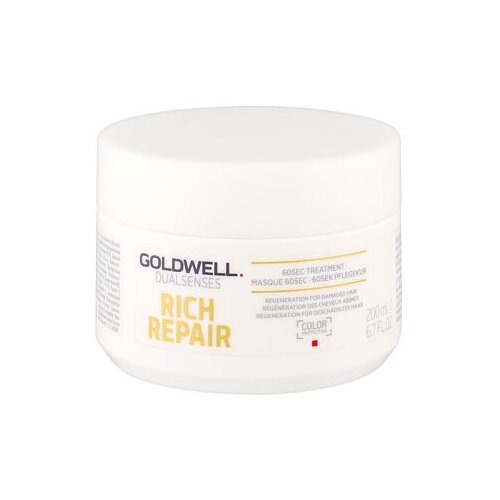 Goldwell dualsenses rich repair 60sec treatment 1-minutna obnovitvena maska za suhe in lomljive lase 200 ml Cene