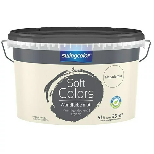 SWINGCOLOR Soft Colors Boja za zid (Makadamija, 5 l, Mat)