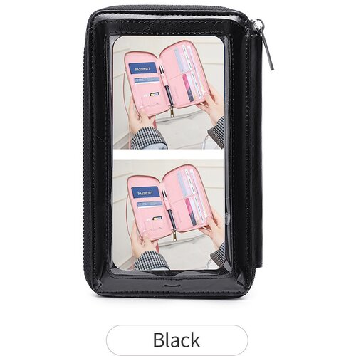 INF Nov večnamenski etui za potni list z zaslonom na dotik Black, (21741293) Cene
