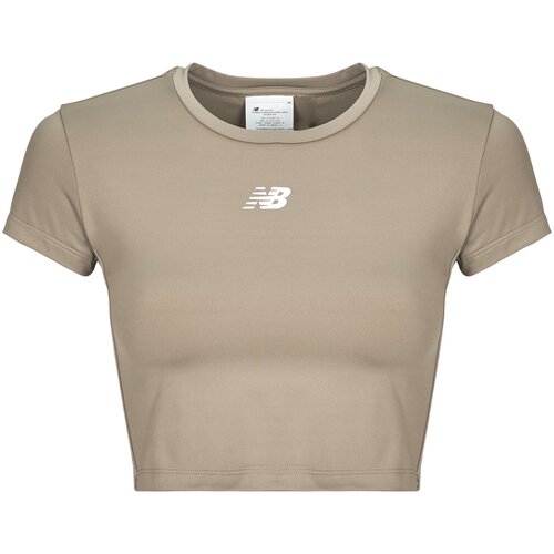 New Balance NB Harmony Fitted T-Shirt Bež Slike