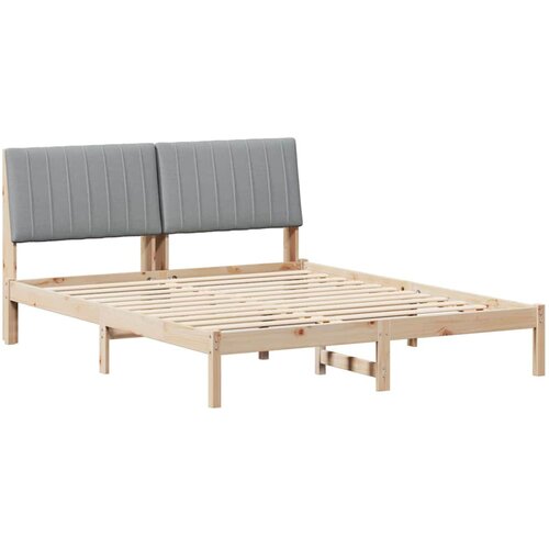 VidaXL Konstrukcija postelje Rjava 160 x 200 cm Masivno borovo les, (5000084511) Slike