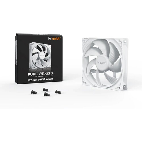 BE QUIET Case Cooler Pure Wings 3 120mm PWM BL110 White Cene