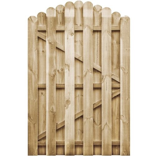  Vrtna vrata impregnirana borovina 100x150 cm Cene