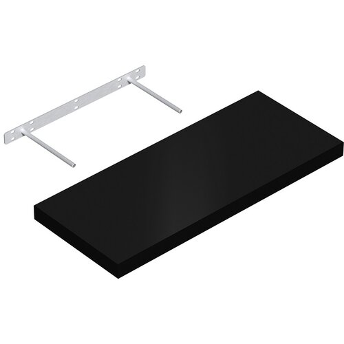 REGALUX zidna polica XL4 (23,5 x 60 x 3,8 cm, crne boje, opteretivost: 12 kg) Cijene