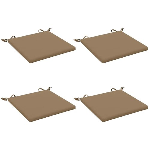  Jastučići za sjedalo od 4 dijela SOEST 4 kom. 100% poliester - Taupe (poliester) 40 x 40 x 3 cm 4 Slike