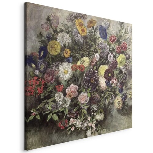  Slika - Eug&egrave;ne Delacroix &ndash; Bouquet of Flowers 80x80 Standard Cijene