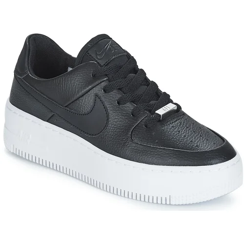 Nike AIR FORCE 1 SAGE LOW W Crna