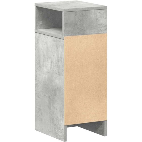  Noćni ormarić s ladicom beton siva 25x31x66 cm Slike