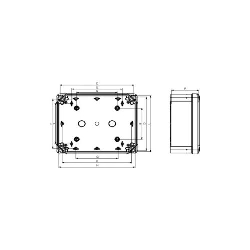Schneider Electric Zidno kućište 164 x 192 x 87 ABS Siva (RAL 7035) NSYTBS19168 1 ST Cijene