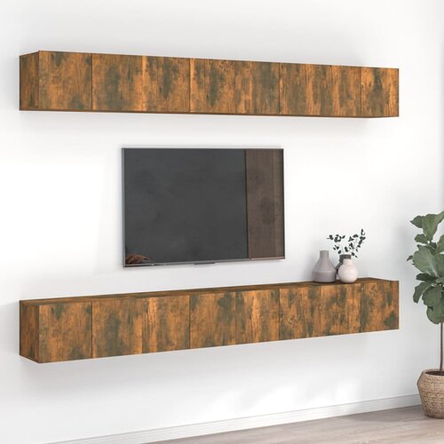 TV ormarići 8 kom boja hrasta 60 x 30 x 30 cm konstruirano drvo Cijene