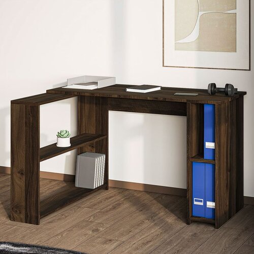 Hanah home radni sto Razy, 120 cm, orah Cene