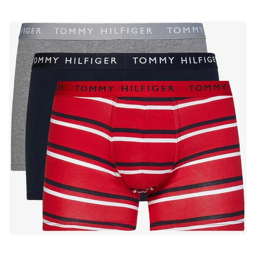Tommy Hilfiger Underwear 3P TRUNK PRINT Muške bokserice, tamno plava, veličina