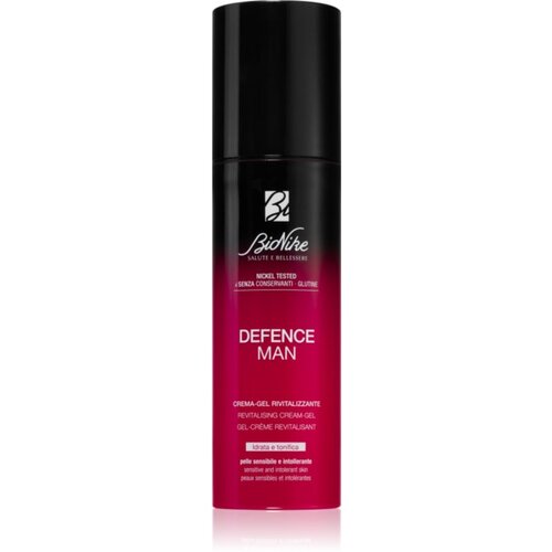 BioNike Defence Man poživitvena gelasta krema za občutljivo in netolerantno kožo 50 ml Slike