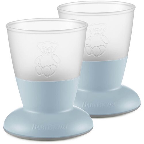 BABYBJORN 2 dijelni set ča&amp;scaron;a powder blue Slike