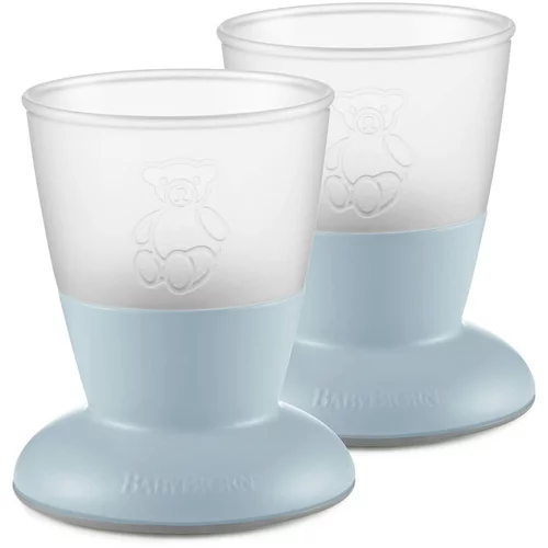 BABYBJORN 2 dijelni set čaša powder blue
