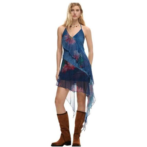 Desigual asimetrična mini haljina Cene