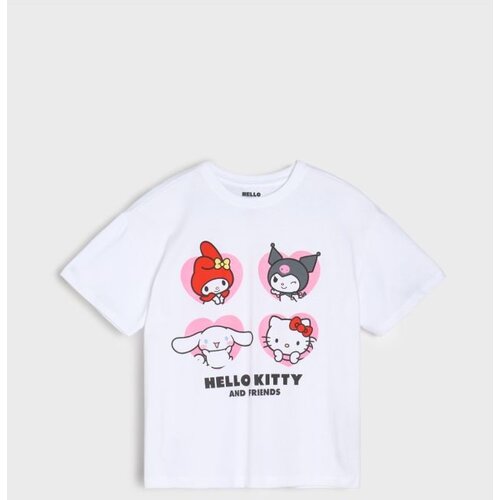 Sinsay Pamučna majica s printom Hello Kitty Cijene