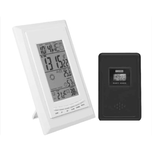 Home Vremenska stanica sa satom i bežičnom vanjskom jedinicom – HCW 21 Cijene