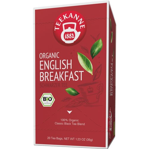 Teekanne Bio Organic English Breakfast - 20 dvoprekatnih vrečk Cene