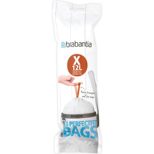 Brabantia PerfectFit vrečke za smeti za Bo Touch Bin v roli - 12L (X) - 20 kosov Slike
