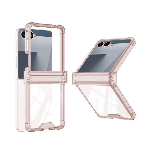  Futrola transparent color line za samsung f751b galaxy z flip 7 5g roze (gkk case) ( F121524 ) Cene