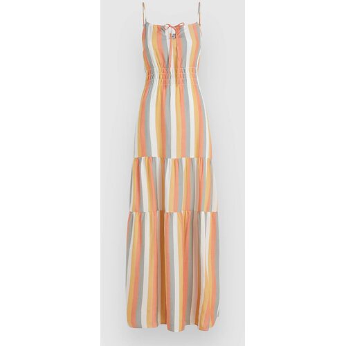 O'neill Quorra Maxi Dress orange multistripe Cene